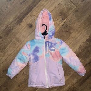 Hurley Kids Pastel Tie-Dye Puffer Jacket